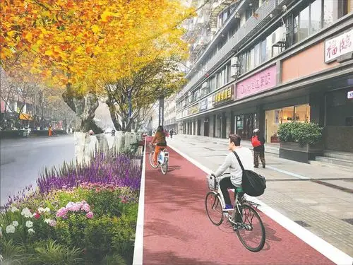 建设路焕然一新△当下的华府大道东郊记忆片区内的主要园区道路将拓宽