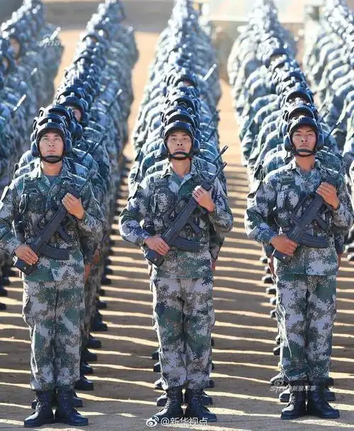 阅兵大图来了!陆军方阵真拉风