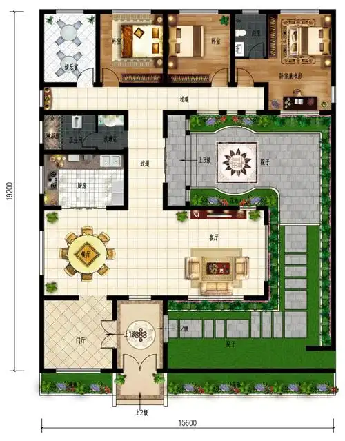 人气爆款4款新中式合院中国人的豪宅森态别墅工场