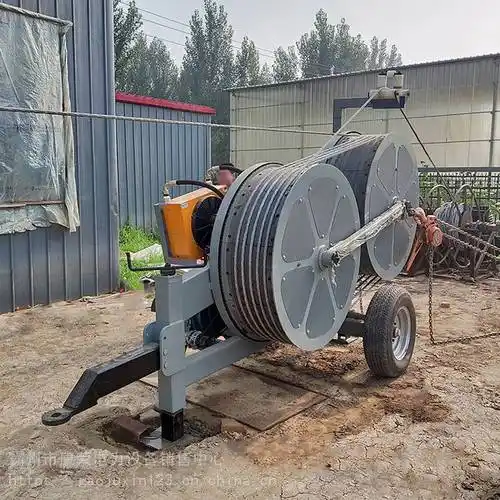 5t主动式张力机牵引机放线回牵张力机液压张力机