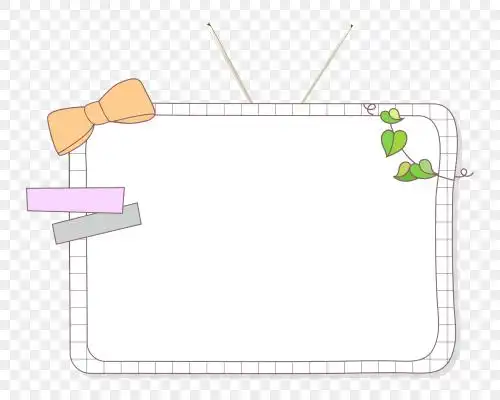 可爱蝴蝶结边框