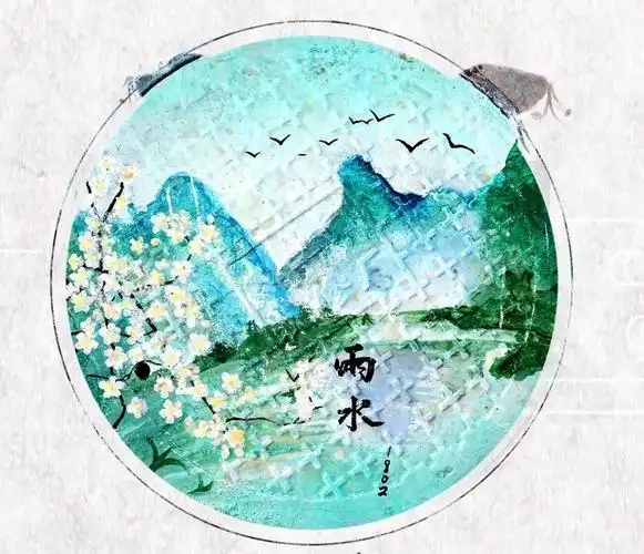 井盖涂鸦 —— 二十四节气