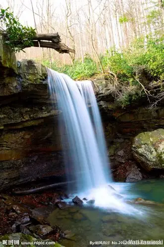 瀑布摄影图__山水风景_自然景观_摄影图库_昵图网nipic.com