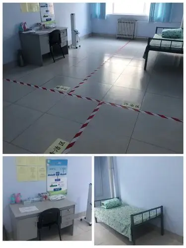 隔离室划分为清洁区,缓冲区,污染区,隔离幼儿依次进入隔离室.