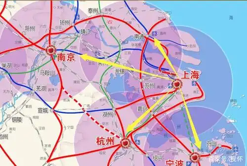 上海高铁分布及走向