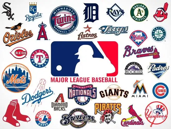 major league baseball team logos