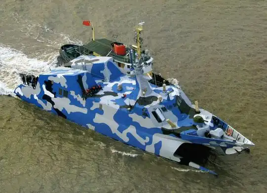 资料图:中国海军新型022隐身导弹艇技术先进