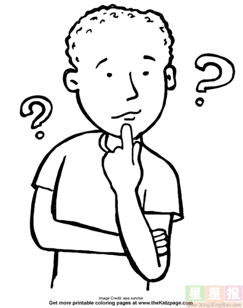 疑问简笔画 疑问简笔画图片 简笔画图片大全-普车都