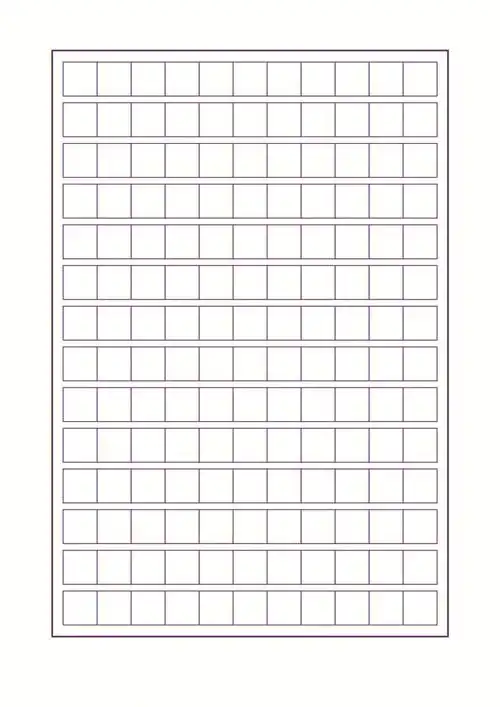 马卡龙色系小方格书写纸可当日记作文纸