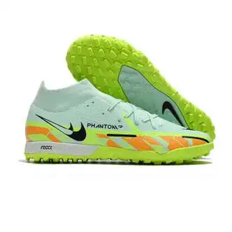 李宁高帮足球鞋tf碎钉暗煞2男子phantom gt2 dynamic fit elite 绿色