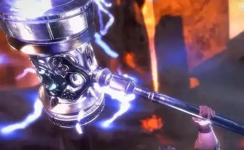 唐三的昊天锤的简笔画