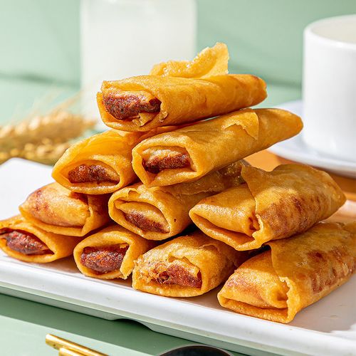春卷皮子家用批发传统美食小吃半成品油炸点心春卷制作春卷皮