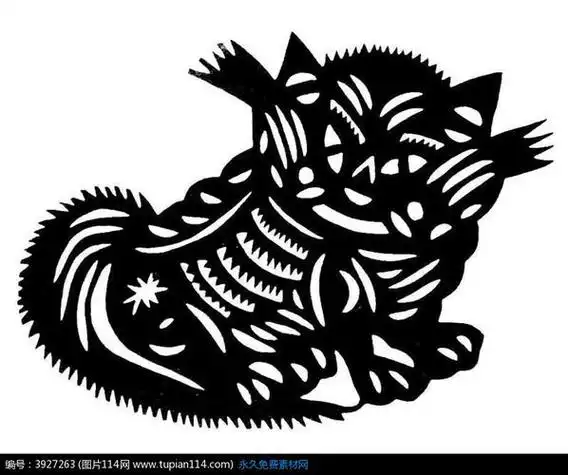 动物花卉剪纸图案ai素材免费下载红动中国充满活力的多彩多姿的剪纸