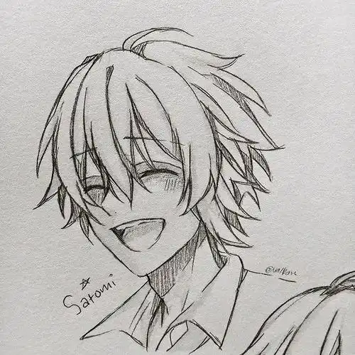 cg原画插画教程临摹动漫人物手绘插画素材卡通人物图片简笔画女孩怎么