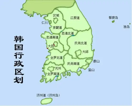 韩国卫星地图,韩国地图,电子地图