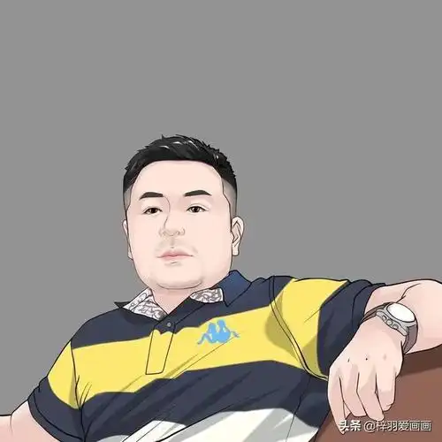 稳重男生漫画手绘小清新头像(成熟稳重大叔系列头像)(3)