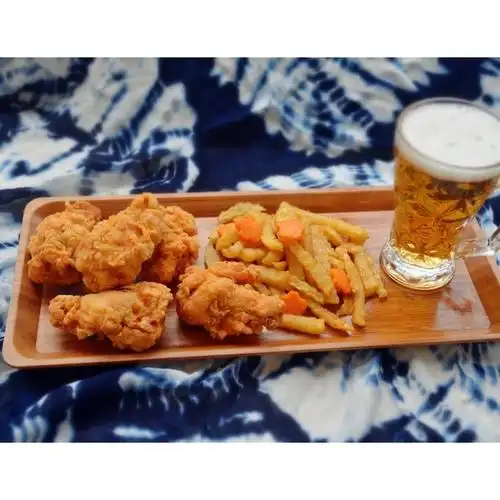 饕姑娘做的啤酒和炸鸡