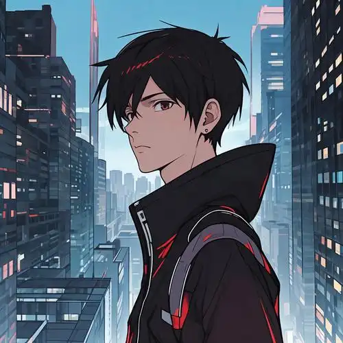 赛博朋克风99高冷二次元男生头像 为你带来一组超酷的赛博朋克风格