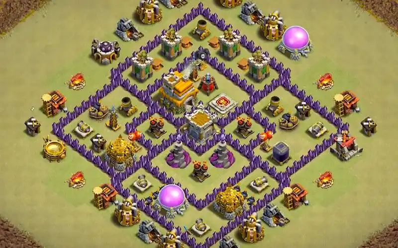 7本阵型布局推荐部落冲突