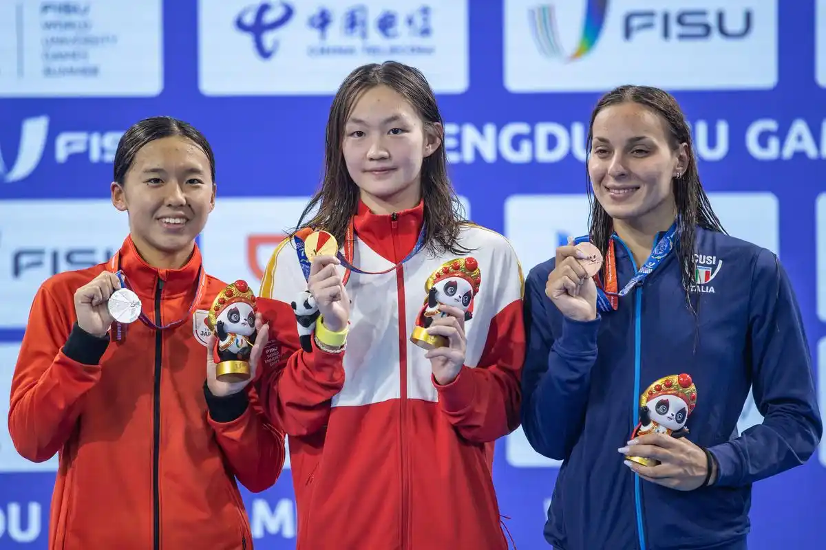 游泳——女子1500米自由泳决赛:李冰洁夺冠(3)