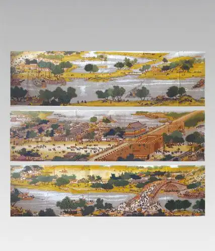 【清明上河图丝绸版】拍卖品_图片_价格_鉴赏_工艺品其它_雅昌艺术品