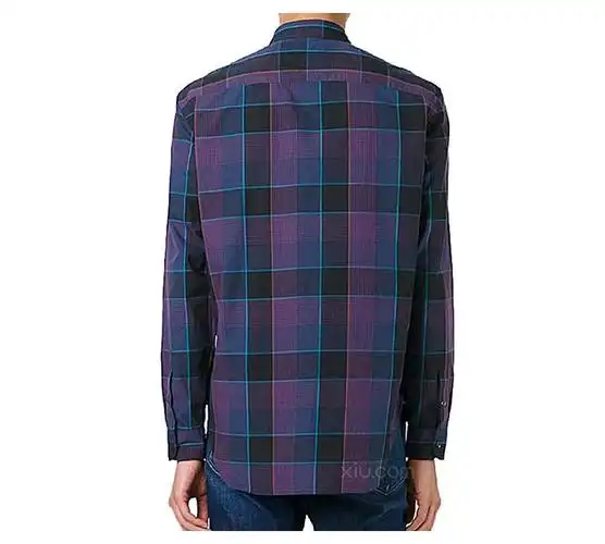 burberry 博柏利 男士brit系列格纹衬衫