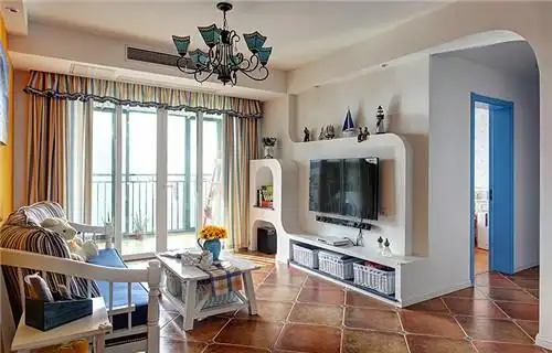 33款小户型客厅电视背景墙效果图 美观 强大收纳功能