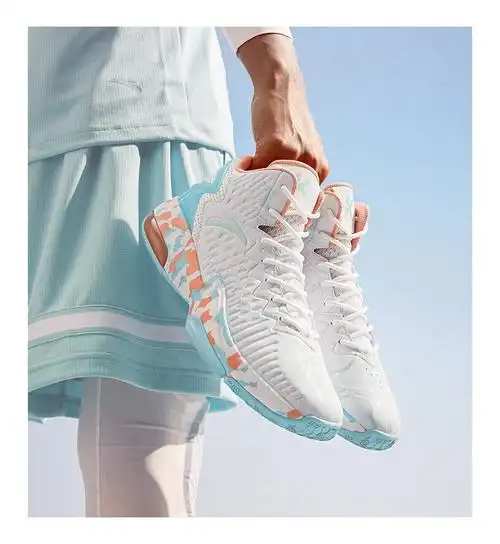 【kt3team】安踏篮球鞋男秋冬季kt汤普森外场实战运动鞋中帮皮网面