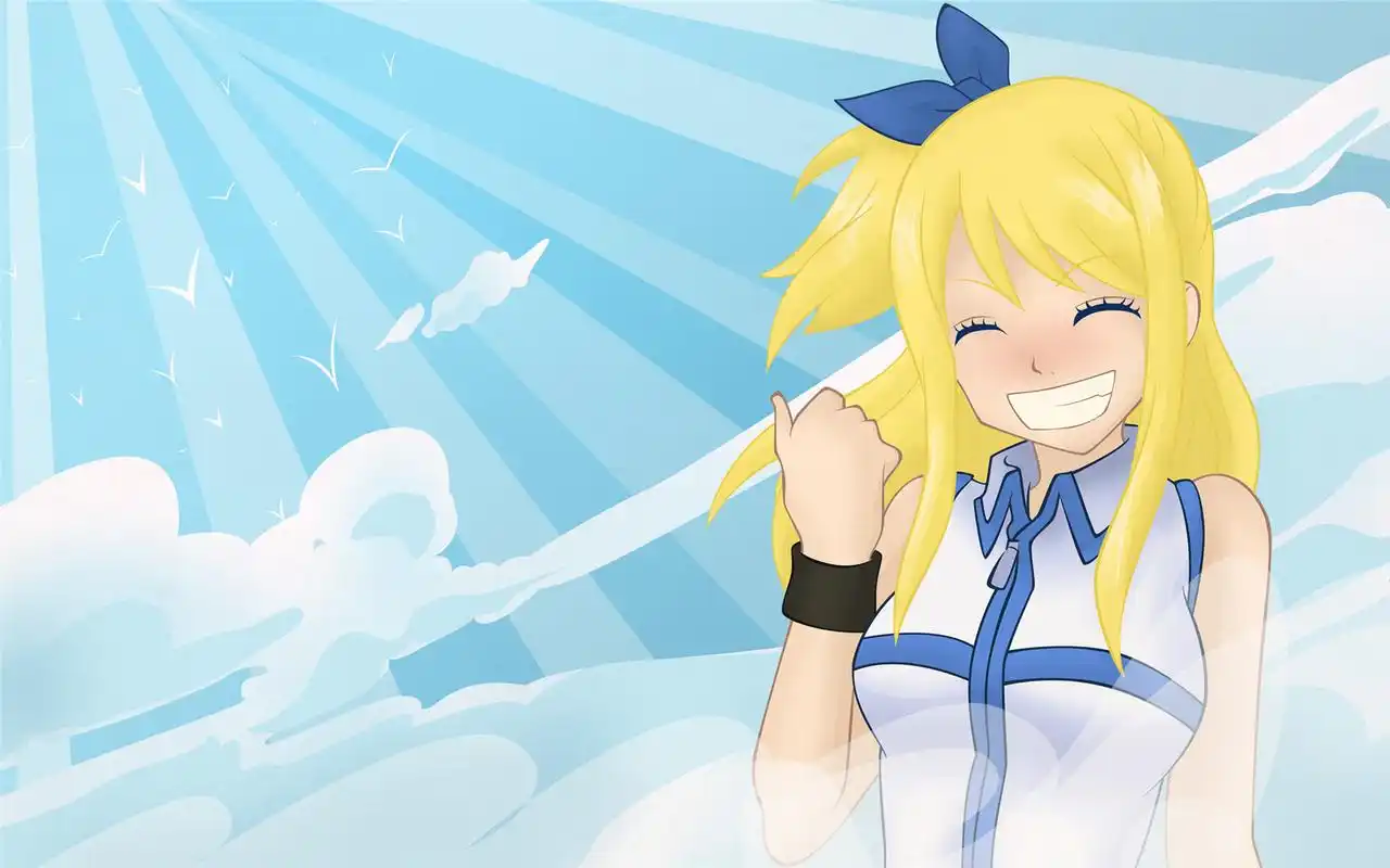 日本动漫妖精的尾巴可爱动漫美女软妹子图片桌面壁纸