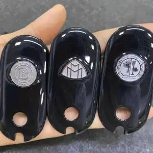 专用22新款奔驰钥匙后壳c级后盖改装s级改装迈巴赫巴博斯苹果树壳