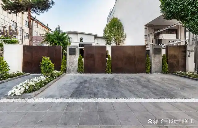 5种分段围墙设计,越看越好看