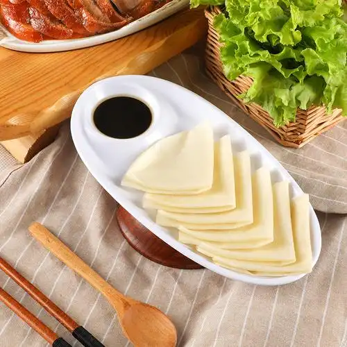 饼皮山东特产北京烤鸭荷叶饼春张京酱肉肉丝手抓饼