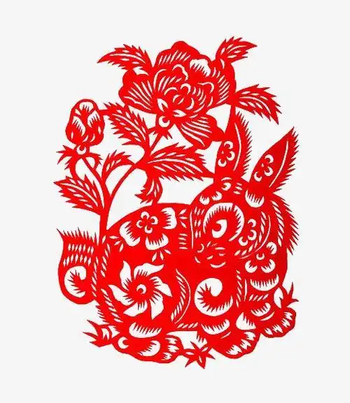 手工剪纸图案大全-小松鼠吃果子松鼠剪纸与电脑绘制图青青子襟园松鼠