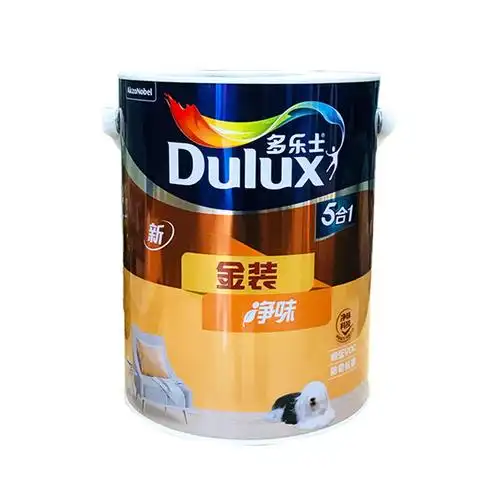 多乐士金装五合合一净味5l涂料乳胶漆白色墙面内墙乳胶漆