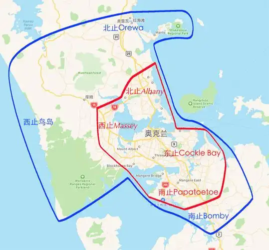 新西兰 奥克兰 包车一天(时间点和地点由亲选择) 非常自由