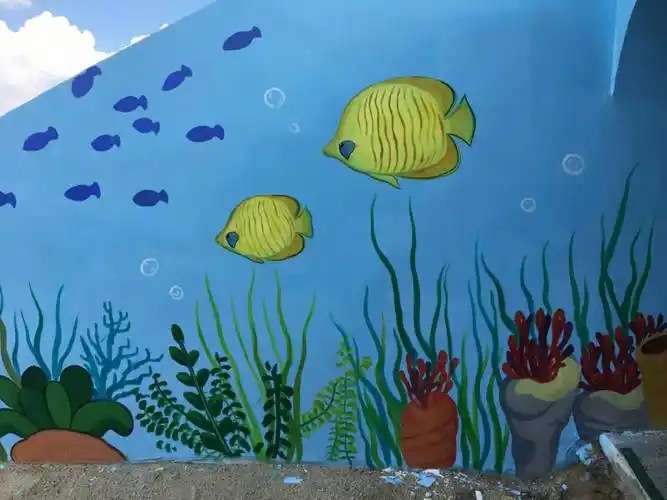 墙绘海底世界