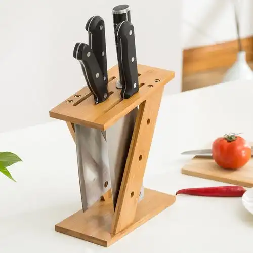 竹刀架厨房用品多功能菜刀架子刀具置物架刀座收纳架