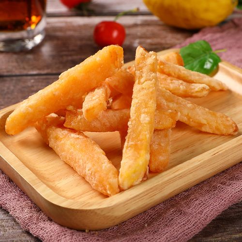 台式黄金甘梅地瓜条冷冻油炸半成品小吃鸡排商用西餐红薯条零食