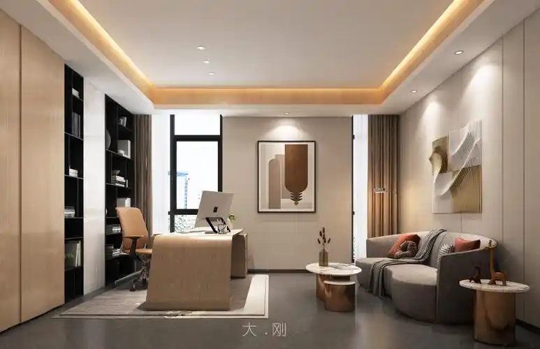 现代办公室 - 效果图交流区-建e室内设计网