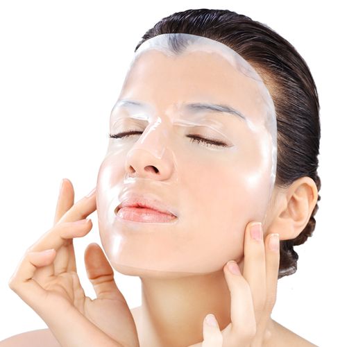 胶原双蛋白水晶面膜美净白补水保湿滋润亮肤淡化细纹紧致收缩毛孔