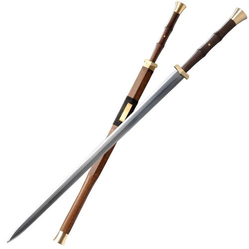 汉武剑 八面汉剑加长款宝剑w花纹钢 锰钢特殊钢冷兵器刀剑未开刃