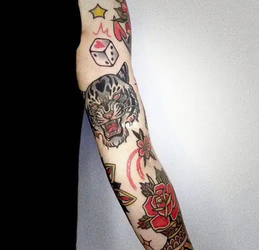 oldschool拼接小图/郑州纹身