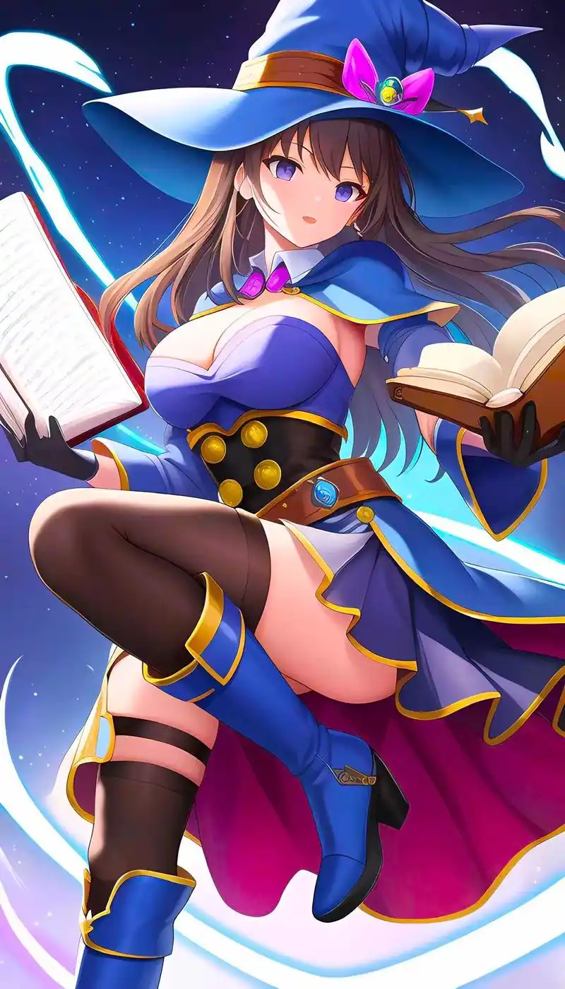 魔法师 #ai绘画 #二次元 #图文伙伴计划 - 抖音