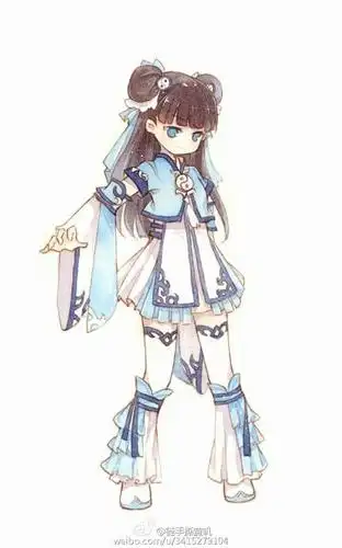 剑三:雪河咩萝.画师:木吒吒