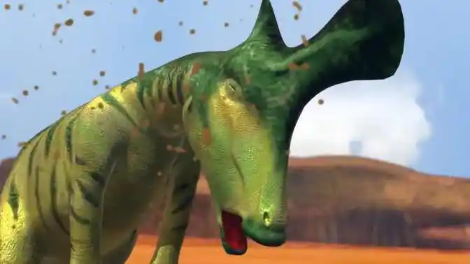 侏罗纪恐龙战争 兰伯龙vs伊森龙!