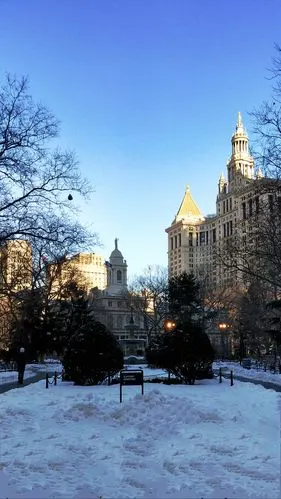 纽约市政厅之冬