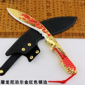 迪士尼商城同款穿越英雄武1器火线沙鹰修罗屠龙尼泊尔模型刀合金玩具