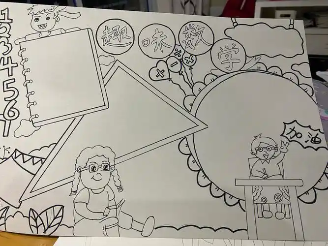 趣味数学  三年级下册知识手抄报