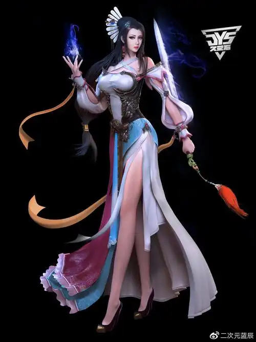 古装武侠美女cg原画角色欣赏