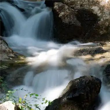 最好看的风景头像森林小溪山间流水图片